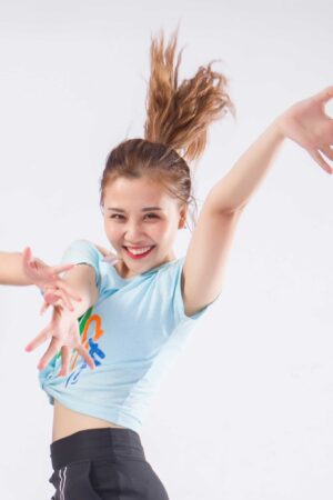 áo croptop nhảy zumba nữ