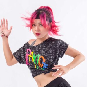 áo croptop nhảy zumba nữ