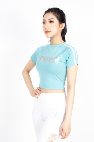 áo croptop tập gym nữ