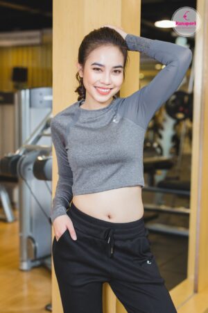 áo croptop tay dài