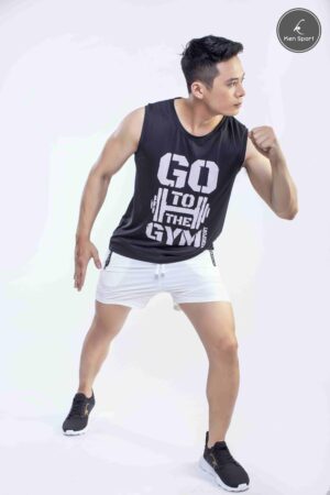 áo tanktop tập gym nam