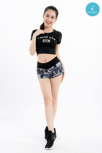 Áo croptop tập gym yoga nữ