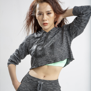 Bộ đồ thể thao tập gym nữ: KenWomen Long sleeve croptop