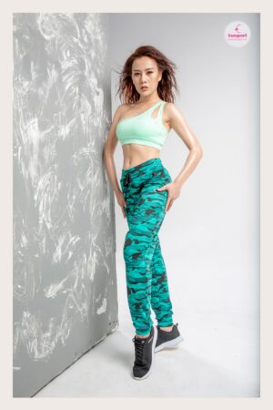 Quần rằn ri jogger nữ: KenWomen Army jogger Sep