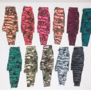 Quần rằn ri jogger nữ: KenWomen Army jogger Sep